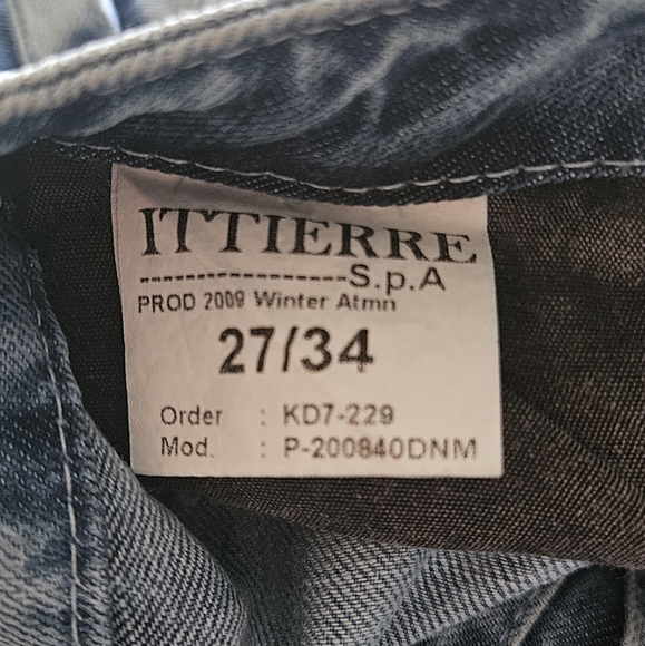 🌺Trussardi Faded Blue Denim Jeans - Picture 7 of 8